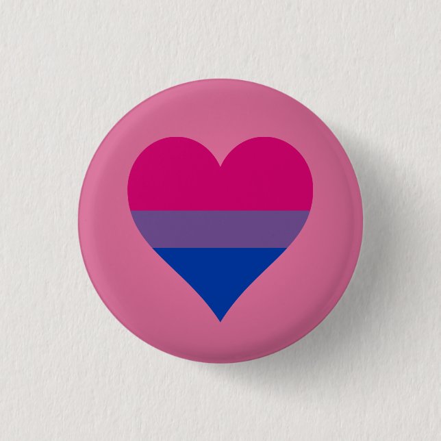 Bisexualitetsknapp, flagga knapp (Framsida)