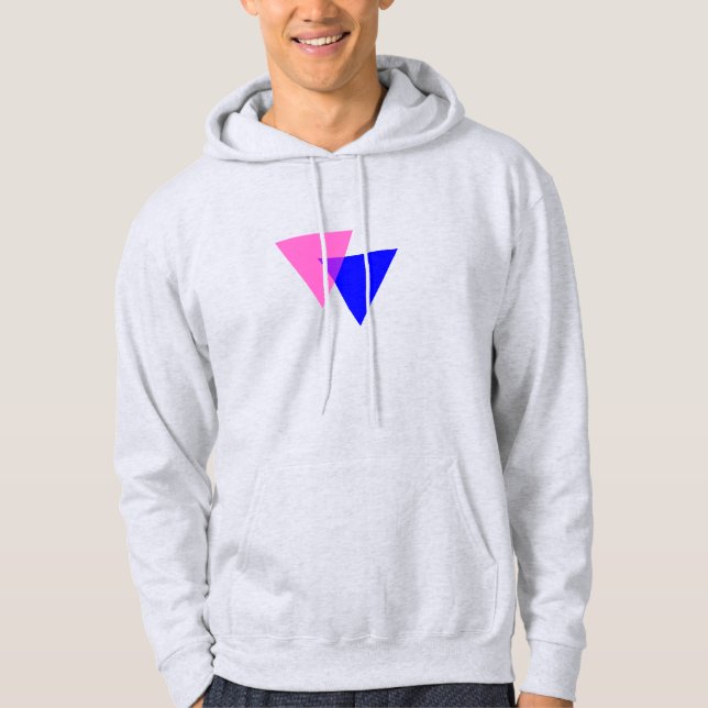 Bisexualitetssymbol Hoodie (Framsida)