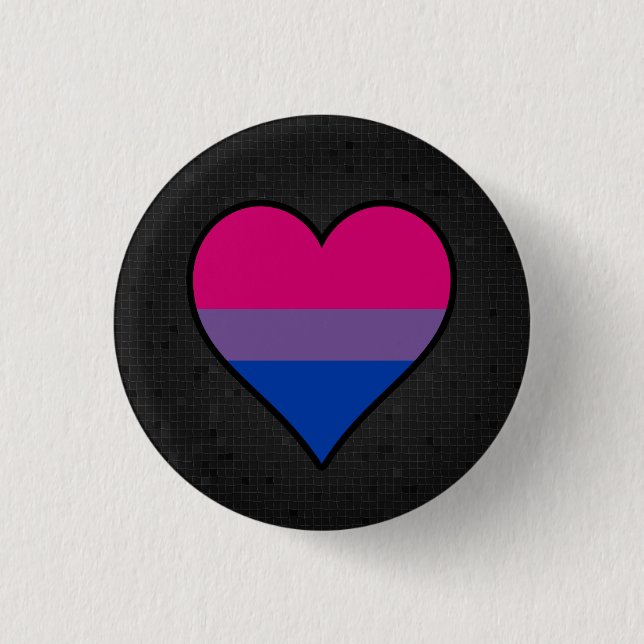 Bisexuality flag black button knapp (Framsida)