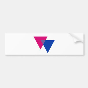 Bisexualitysymbol Bildekal