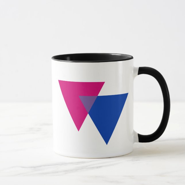 Bisexualitysymbol Mugg (Höger)