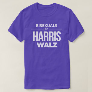 Bisexuals för Harris Walz T Shirt