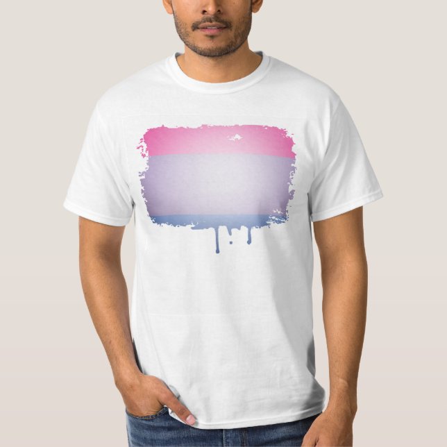 BISEXUELL 3D-FÄRG STOLTHET T SHIRT (Framsida)