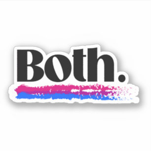 Bisexuell Båda Klistermärken