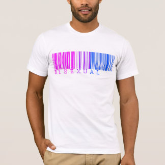 Bisexuell Barcodeskjorta Tee Shirt