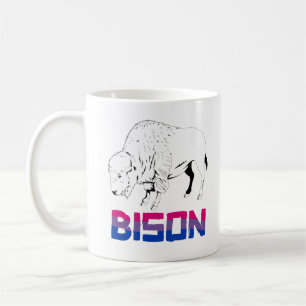 Bisexuell Bison Kaffemugg