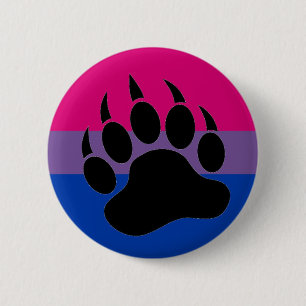 Bisexuell björnpride knapp