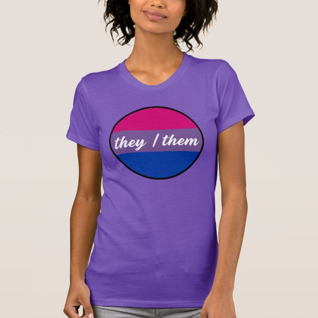 Bisexuell De/Dem T Shirt (Framsida)