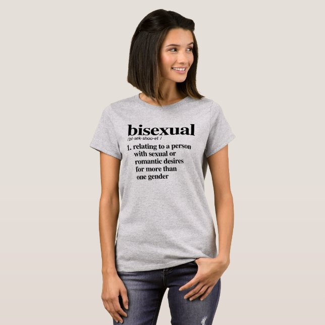 Bisexuell definition - Definierade HBT-villkor - Tröja (Hel framsida)