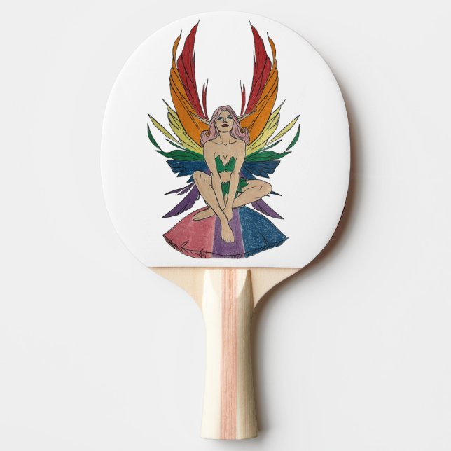 Bisexuell Fe Pingisracket (Framsidan)