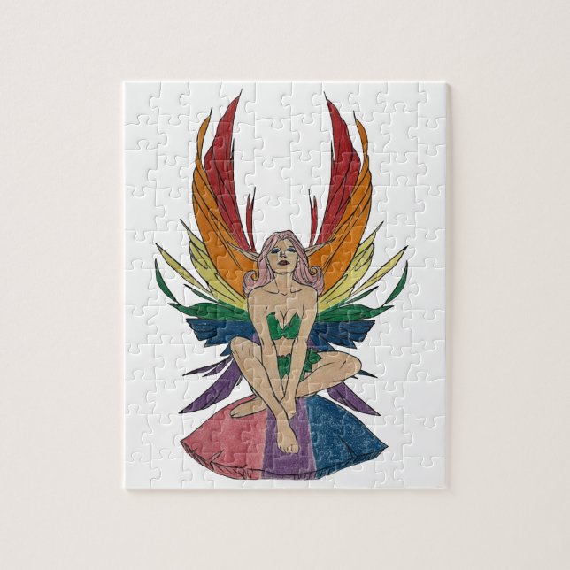 Bisexuell fe pussel (Vertikal)
