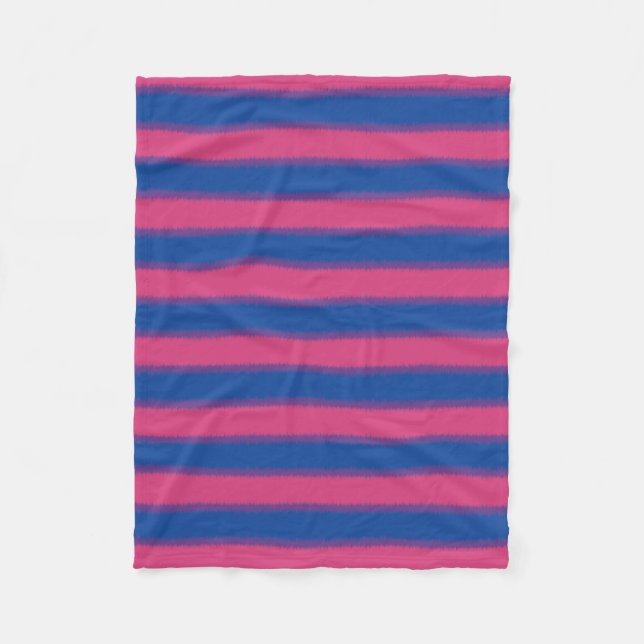 Bisexuell flagg  fleecefilt (Framsidan)