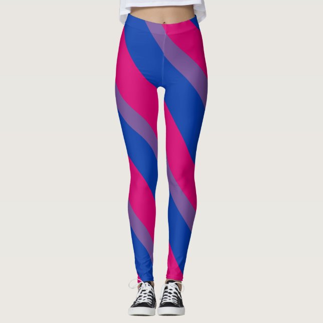 Bisexuell flagga leggings (Framsida)
