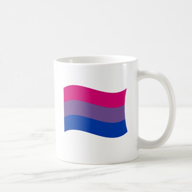 BISEXUELL FLAGGA VÄVANDE KAFFEMUGG (Höger)