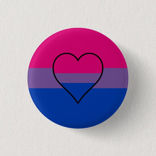 Bisexuell flaggknapp knapp (Framsida)