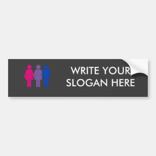 Bisexuell flicka bildekal