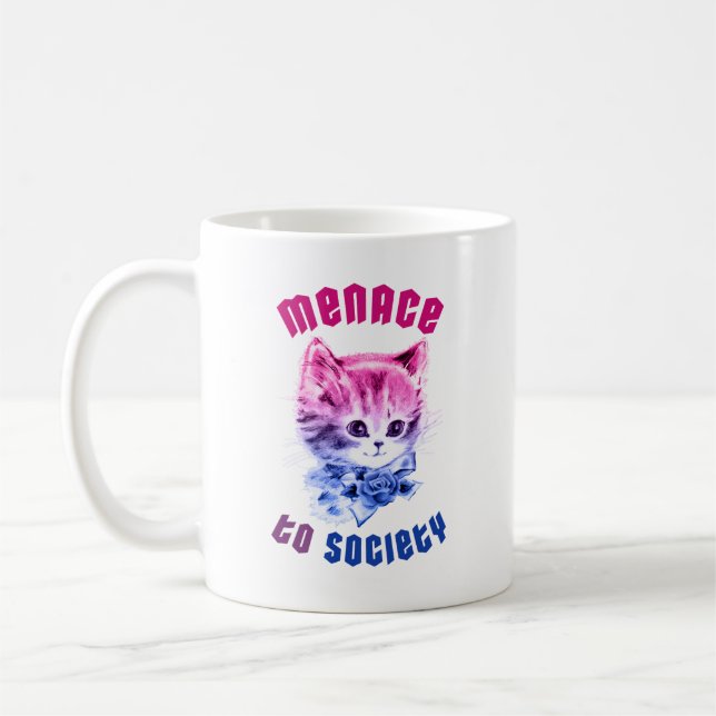 Bisexuell hotkitty kaffemugg (Vänster)