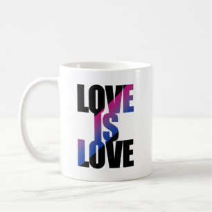Bisexuell kärlek är kärlek kaffemugg