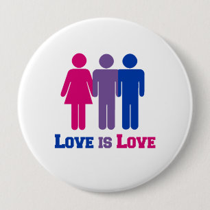 Bisexuell kärlek är kärlek - knapp