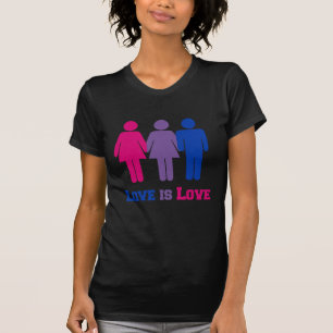 Bisexuell kärlek är kärlek t shirt