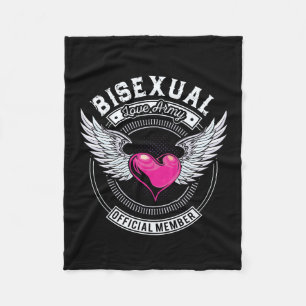 Bisexuell kärlekarméfilt fleecefilt