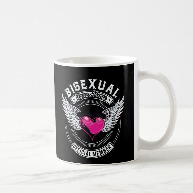 Bisexuell kärlekarmémugg kaffemugg (Höger)