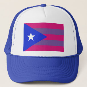 Bisexuell LGBT truckerkeps för Puerto Rican