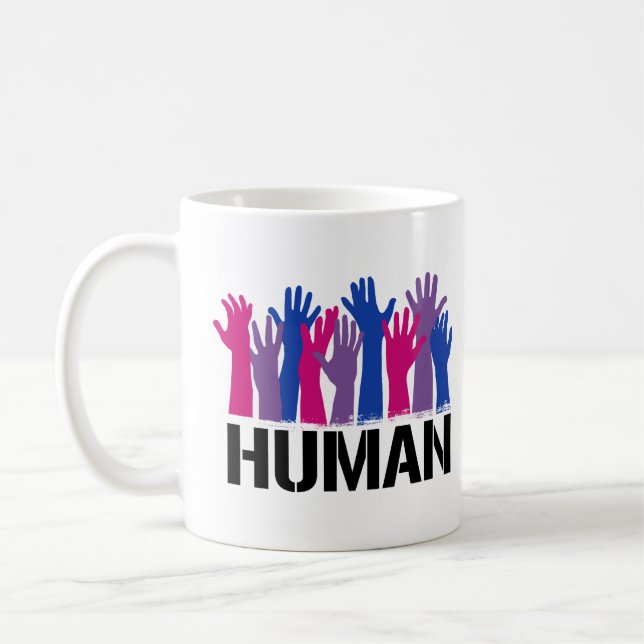 Bisexuell människa kaffemugg (Vänster)