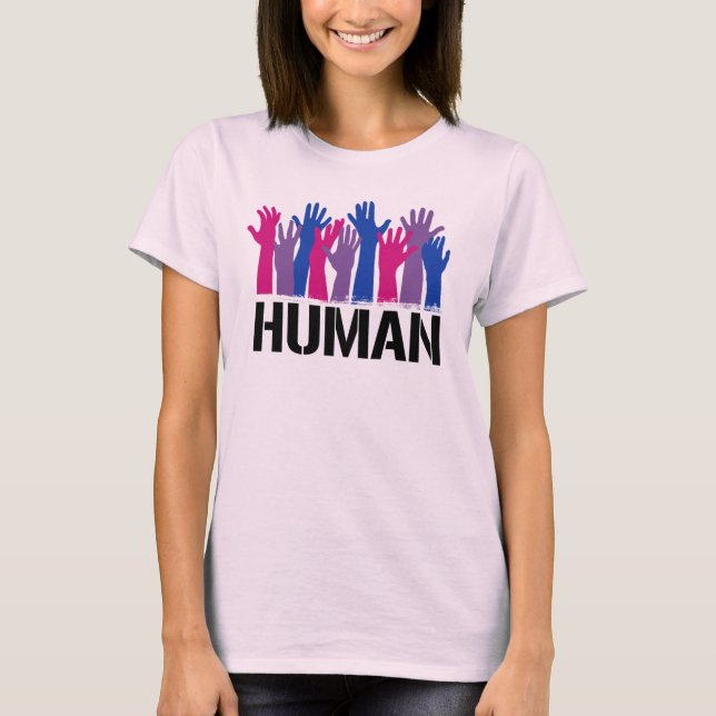 Bisexuell människa t shirt (Framsida)
