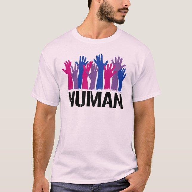 Bisexuell människa t shirt (Framsida)