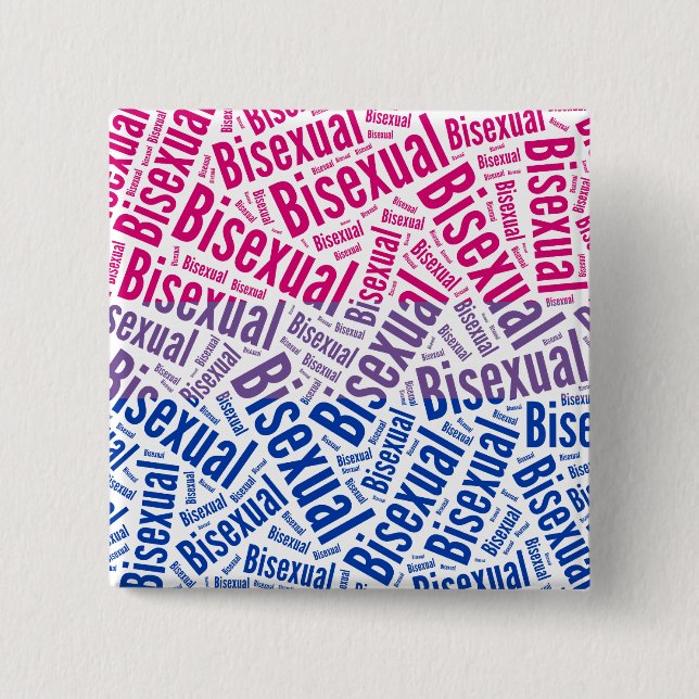 BISEXUELL ORDMÖNSTERFLAGGA - .PNG KNAPP (Framsida)