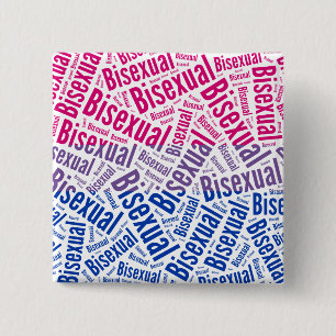 BISEXUELL ORDMÖNSTERFLAGGA - .PNG KNAPP