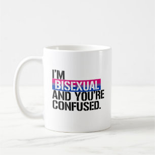 Bisexuell person beskådar - I-förmiddagbisexuell Kaffemugg