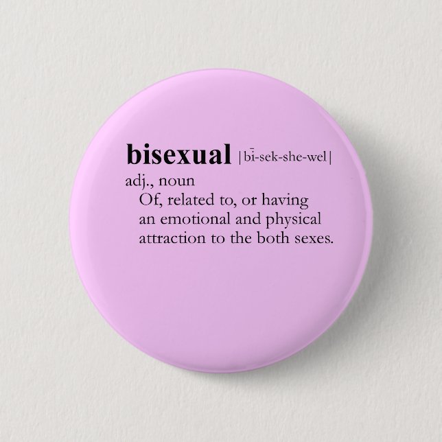 BISEXUELL PERSON (definition) Knapp (Framsida)