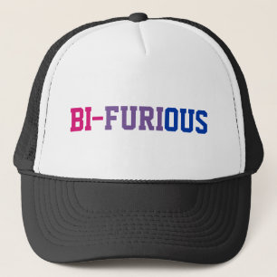 Bisexuell person driver "Bi-Rasande" LGBT Keps