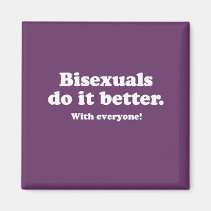 Bisexuell person gör det som är bättre magnet