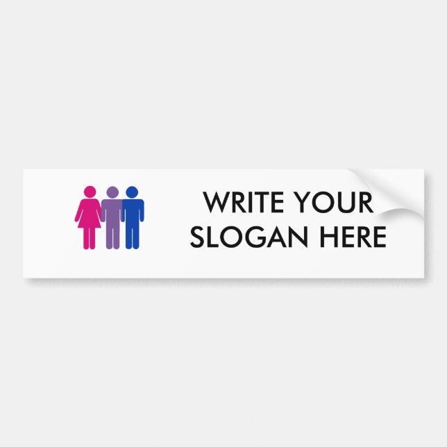 Bisexuell pojke bildekal (Framsidan)