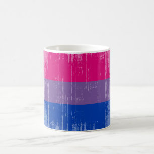 BISEXUELL PRIDE BEDRÖVAD DESIGN KAFFEMUGG