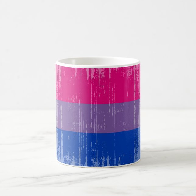 BISEXUELL PRIDE BEDRÖVAD DESIGN KAFFEMUGG (Center)