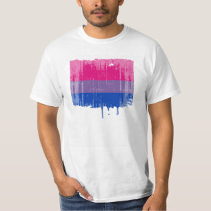 BISEXUELL PRIDE BEDRÖVAD DESIGN TRÖJA