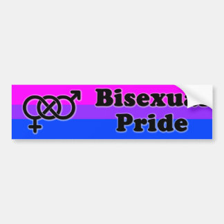 Bisexuell pride bildekal