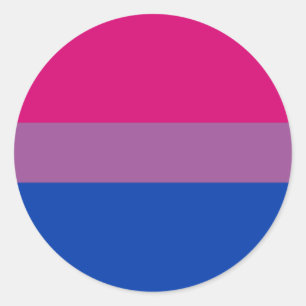 Bisexuell pride cirklar klistermärken
