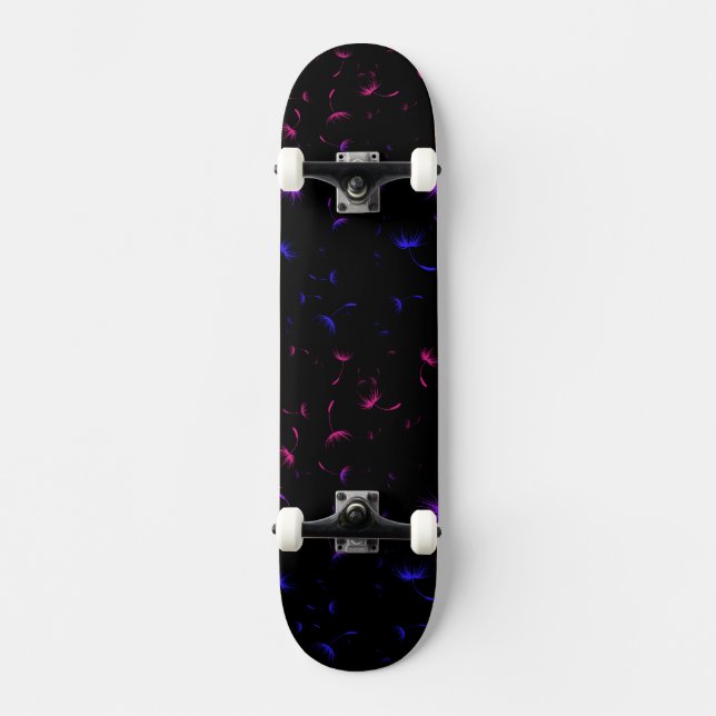 Bisexuell pride för Falln maskrosfrö Skateboard Bräda 20,5 Cm (Framsida)