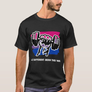 Bisexuell Pride Gym Tröja — Knutna Hantel 2026 T-s