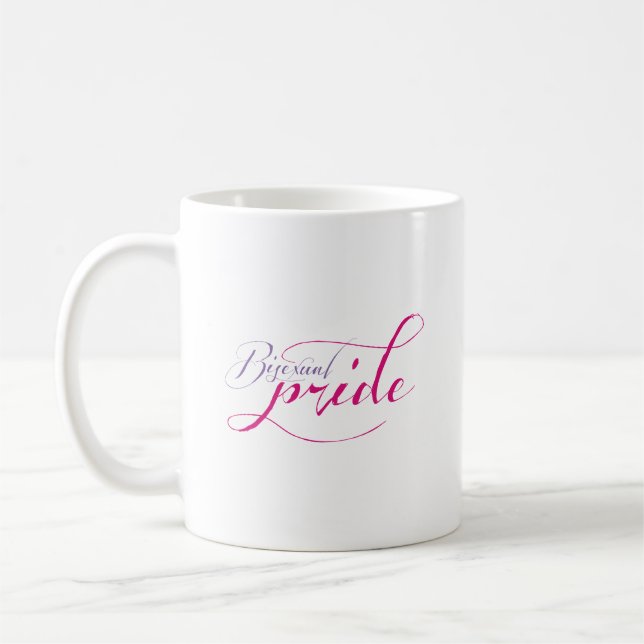 BISEXUELL PRIDE KÄRLEKSHANDLING -.png Kaffemugg (Vänster)
