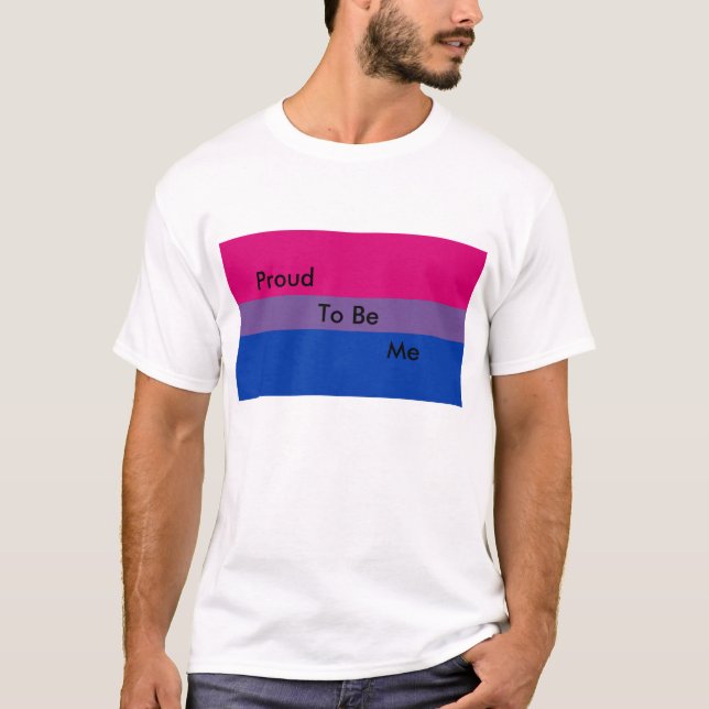 Bisexuell pride t-shirt (Framsida)