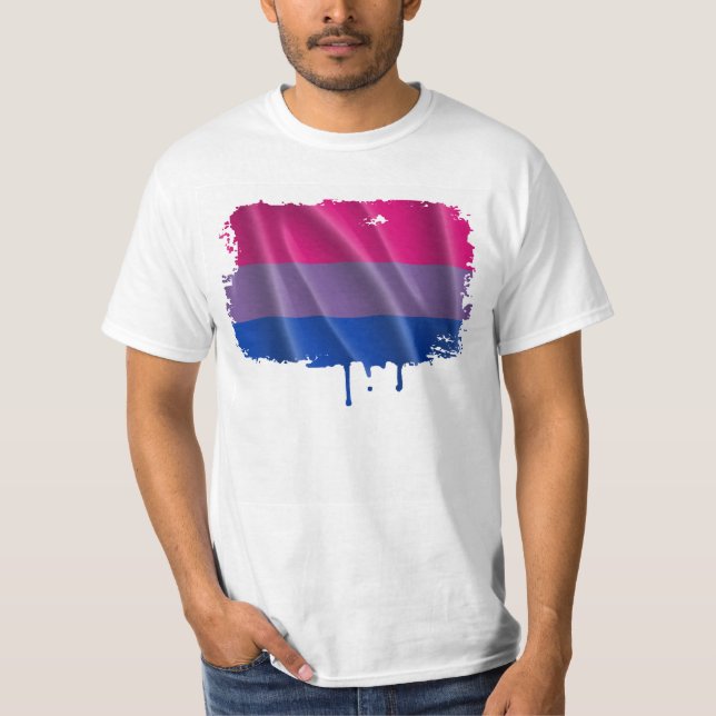 BISEXUELL PRIDE TEE SHIRT (Framsida)
