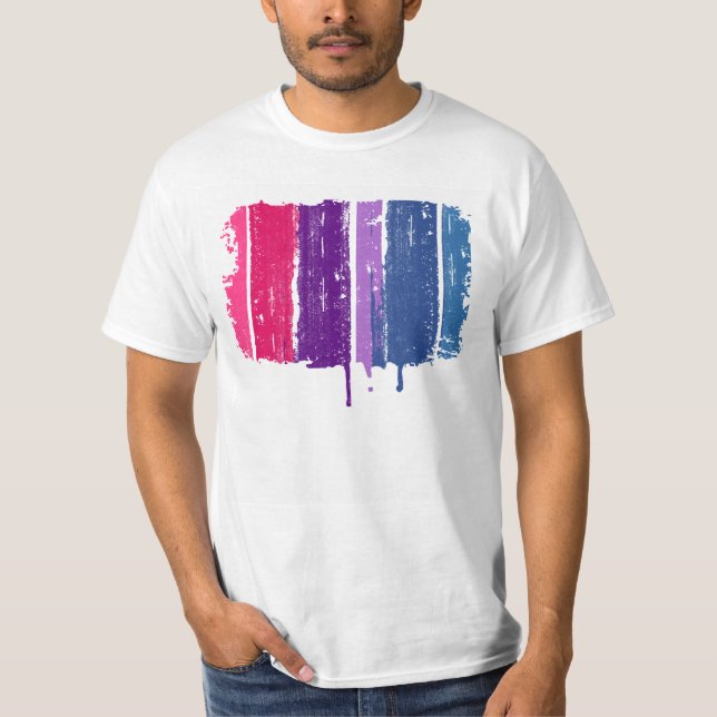 BISEXUELL PRIDEBLÄCKPUB TEE SHIRT (Framsida)