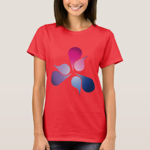 BISEXUELL PRIDEBRISTNING T-SHIRT