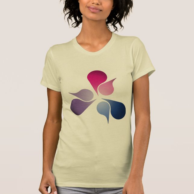 BISEXUELL PRIDEBRISTNING TEE (Framsida)